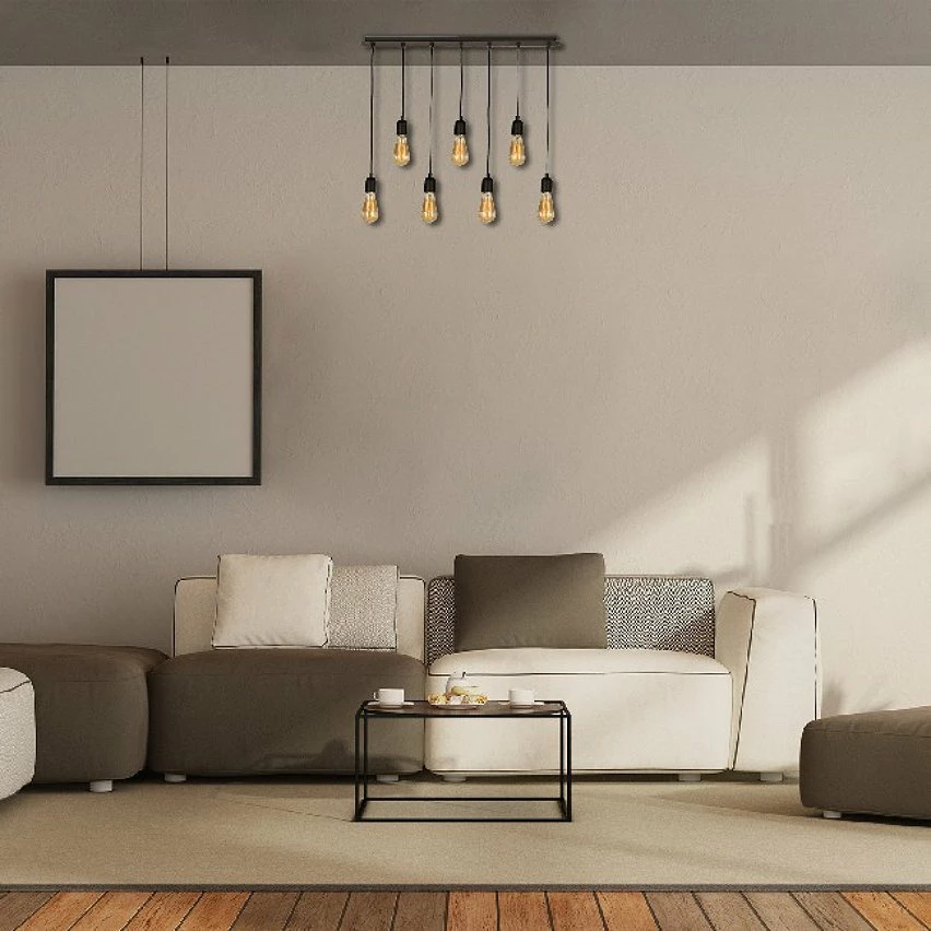 Tout neuf 🎉 HOMEMANIA Lampe à Suspension Fallby - Noir - 80 x 10 x 93 cm 😍 6 Tout neuf 🎉 HOMEMANIA Lampe à Suspension Fallby - Noir - 80 x 10 x 93 cm 😍 – Image 4