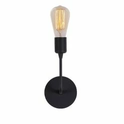 Top 10 ✨ HOMEMANIA Lampe Murale Simple Drop - Noir - 12 x 12 x 27 cm 🧨 -Atmosphera Soldes 8681847142089 3