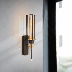 Les meilleures critiques de 👏 HOMEMANIA Lampe Murale Single Ii - Noir - 10 x 10 x 36 cm 🔔 -Atmosphera Soldes 8681847142102 4