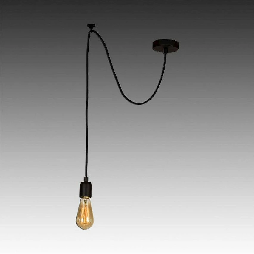 De gros 💯 HOMEMANIA Lampe à Suspension Wire - Noir - 90 x 90 x 93 cm 🎉 5 De gros 💯 HOMEMANIA Lampe à Suspension Wire - Noir - 90 x 90 x 93 cm 🎉 – Image 3