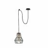 Les meilleures critiques de ✔️ HOMEMANIA Lampe à Suspension Wire-Fall - Cuivre, Noir - 100 x 20 x 113 cm 👍 -Atmosphera Soldes 8681847144830 1