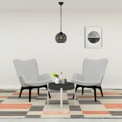 De gros 👍 HOMEMANIA Lampe à Suspension Seljuk - Noir - 25 x 25 x 119 cm 👏 8 De gros 👍 HOMEMANIA Lampe à Suspension Seljuk - Noir - 25 x 25 x 119 cm 👏 -Atmosphera Soldes 8681847167426 3