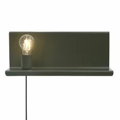 Meilleure vente 😍 HOMEMANIA Lampe Murale Shelfie2 - Vert - 40 x 14 x 17 cm 🔔