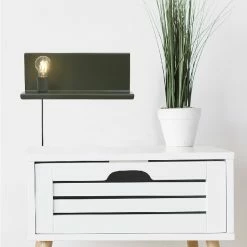 Meilleure vente 😍 HOMEMANIA Lampe Murale Shelfie2 - Vert - 40 x 14 x 17 cm 🔔 -Atmosphera Soldes 8681847167495 3