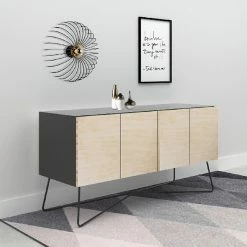 Tout neuf 👏 HOMEMANIA Lampe Murale Lion - Noir - 46 x 46 x 13 cm 😉 -Atmosphera Soldes 8681847167600 4