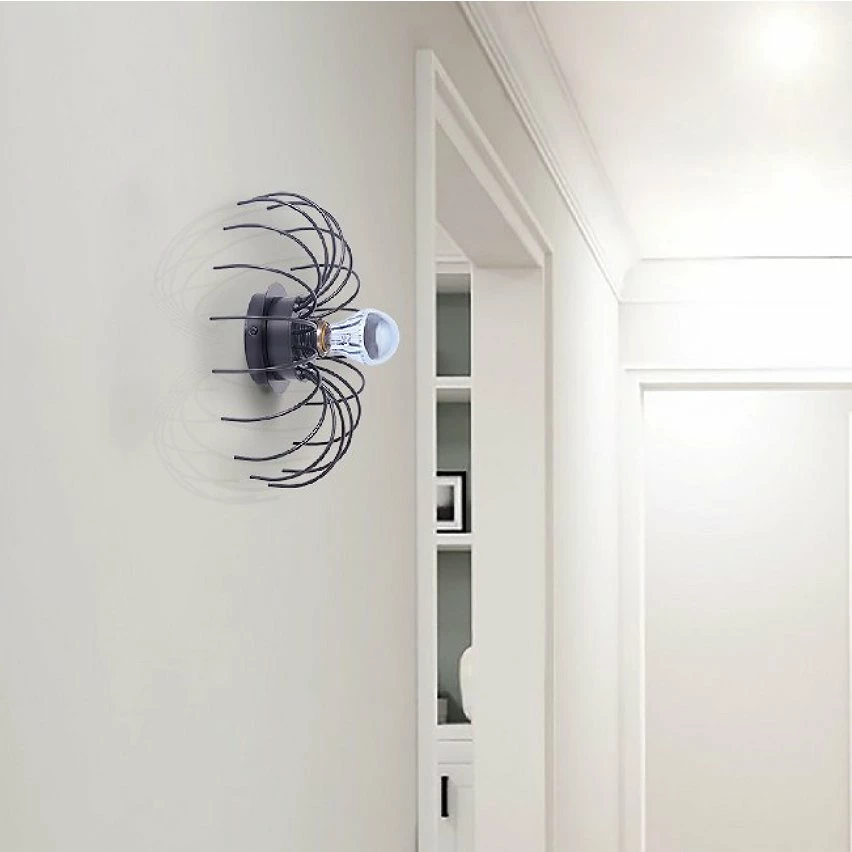 Bon marché ⌛ HOMEMANIA Lampe Murale Lion - Noir - 32 x 32 x 9 cm ⭐ 4 Bon marché ⌛ HOMEMANIA Lampe Murale Lion - Noir - 32 x 32 x 9 cm ⭐ – Image 2