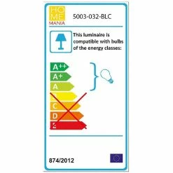 Top 10 🌟 HOMEMANIA Lampe de Plafond Lion - Noir - 32 x 32 x 9 cm 😀 -Atmosphera Soldes 8681847167679 4