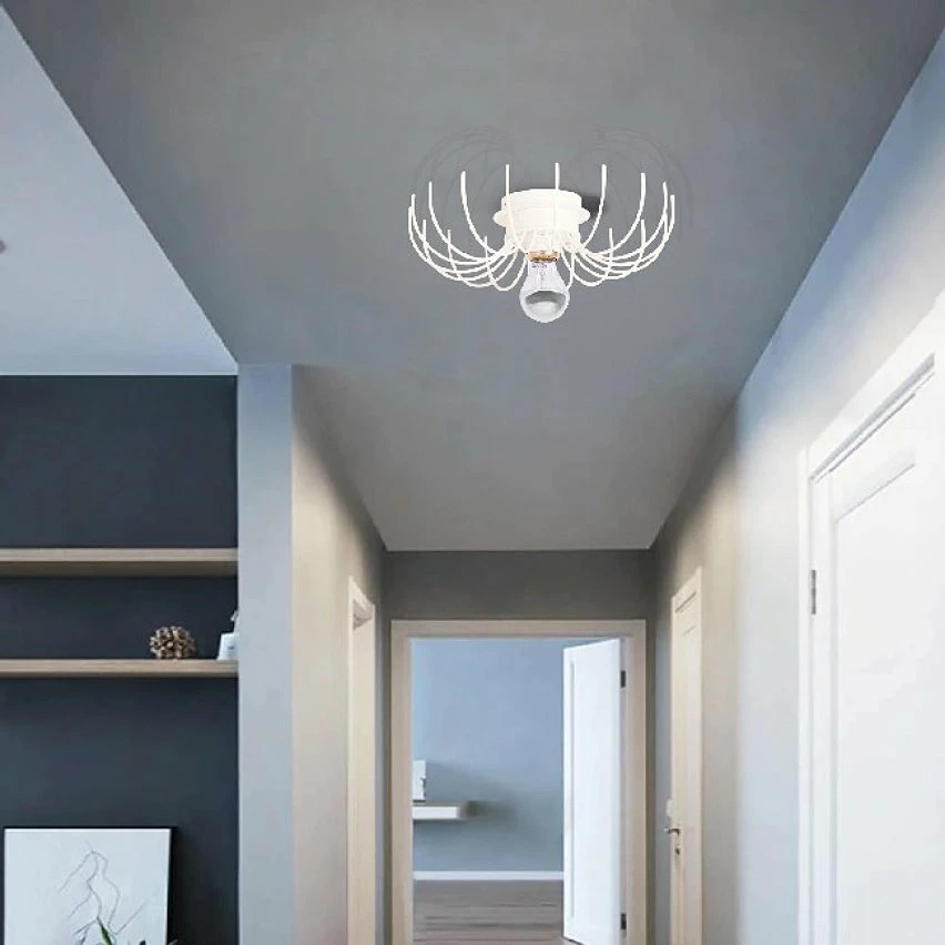 Acheter ✨ HOMEMANIA Lampe de Plafond Lion - Blanc - 32 x 32 x 9 cm 🔔 4 Acheter ✨ HOMEMANIA Lampe de Plafond Lion - Blanc - 32 x 32 x 9 cm 🔔 – Image 2