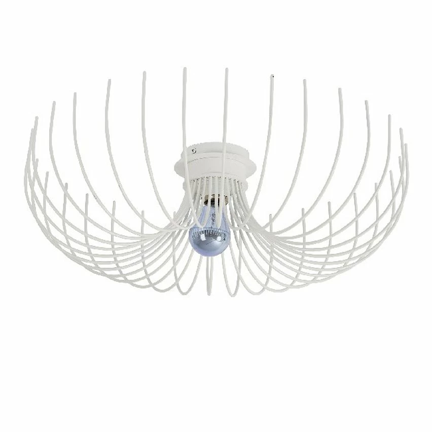 Promo ✔️ HOMEMANIA Lampe de Plafond Lion - Blanc - 56 x 56 x 16 cm 😉 3 Promo ✔️ HOMEMANIA Lampe de Plafond Lion - Blanc - 56 x 56 x 16 cm 😉