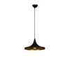 Acheter 🎁 HOMEMANIA Lampe à Suspension Metal Black - Noir, or - 36 x 36 x 113 cm 🎉