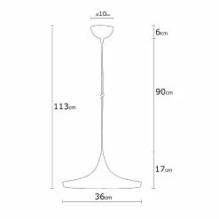 Acheter 🎁 HOMEMANIA Lampe à Suspension Metal Black - Noir, or - 36 x 36 x 113 cm 🎉 -Atmosphera Soldes 8681847168362 3