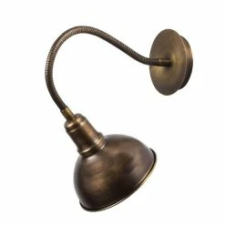 Promo ⭐ HOMEMANIA Lampe Murale Joker - Cuivre - 16 x 44 x 16 cm 🤩 -Atmosphera Soldes 8681847168386 2