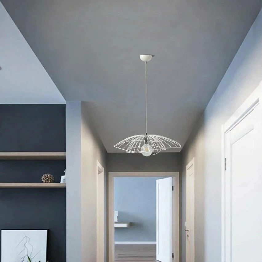 Meilleure affaire 🤩 HOMEMANIA Lampe à Suspension Tulip - Blanc - 55 x 55 x 80 cm 🌟 4 Meilleure affaire 🤩 HOMEMANIA Lampe à Suspension Tulip - Blanc - 55 x 55 x 80 cm 🌟 – Image 2