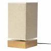 Meilleure vente 🔥 HOMEMANIA Lampe de Bureau Well - Chêne, Beige - 14 x 14 x 27 cm 🔥 -Atmosphera Soldes 8681847175605 1