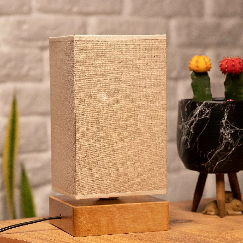 Meilleure vente đ„ HOMEMANIA Lampe de Bureau Well - ChĂȘne, Beige - 14 x 14 x 27 cm đ„ 5 Meilleure vente đ„ HOMEMANIA Lampe de Bureau Well - ChĂȘne, Beige - 14 x 14 x 27 cm đ„ â Image 3