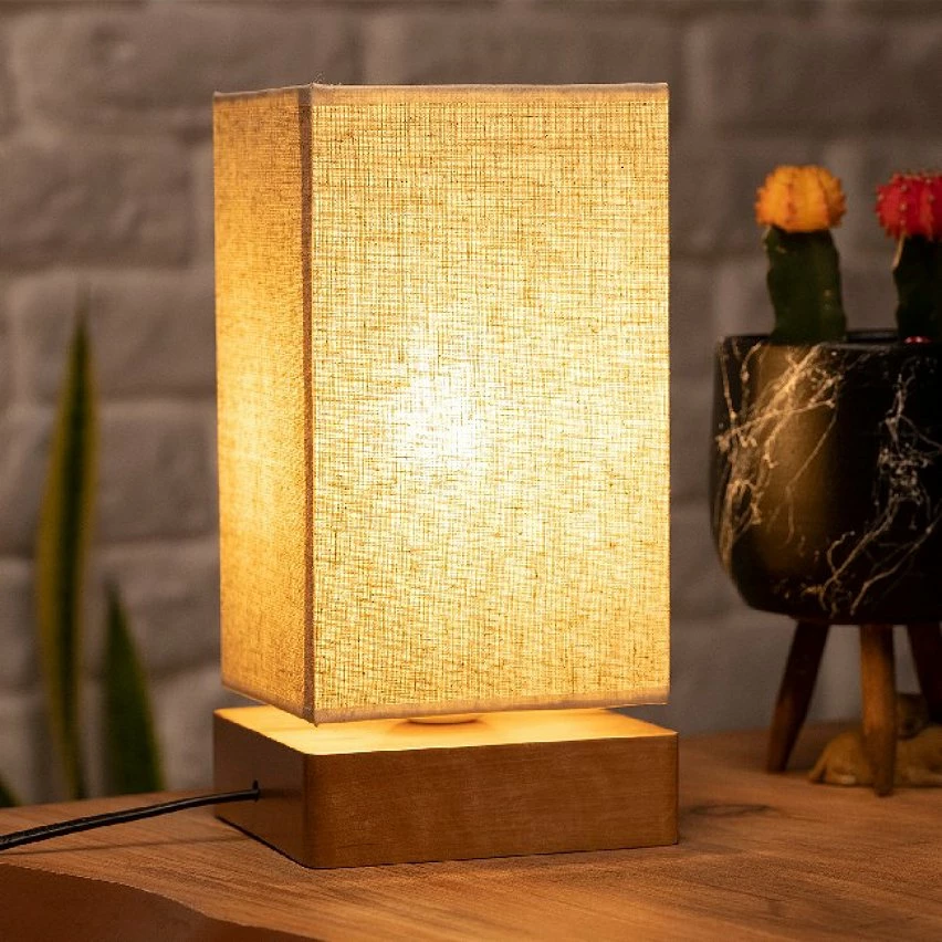 Meilleure vente đ„ HOMEMANIA Lampe de Bureau Well - ChĂȘne, Beige - 14 x 14 x 27 cm đ„ 6 Meilleure vente đ„ HOMEMANIA Lampe de Bureau Well - ChĂȘne, Beige - 14 x 14 x 27 cm đ„ â Image 4