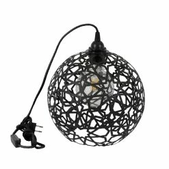 Les meilleures critiques de 🎁 HOMEMANIA Lampe de Bureau Seljuk - Noir - 25 x 25 x 28 cm ✔️