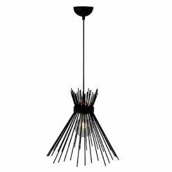 Tout neuf 😉 HOMEMANIA Lampe à Suspension Brush - Noir, Cuivre - 36 x 36 x 80 cm 🥰