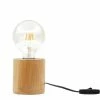 Acheter ✔️ HOMEMANIA Lampe de Bureau Shape Base - Chêne - 10 x 10 x 14 cm 😀