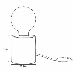Acheter ✔️ HOMEMANIA Lampe de Bureau Shape Base - Chêne - 10 x 10 x 14 cm 😀 9 Acheter ✔️ HOMEMANIA Lampe de Bureau Shape Base - Chêne - 10 x 10 x 14 cm 😀 -Atmosphera Soldes 8681847178576 4