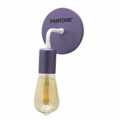 Acheter 🎉 HOMEMANIA Lampe murale Drop - Violet, blanc, noir - 12 x 12 x 17 cm ⭐