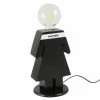 Tout neuf 🛒 HOMEMANIA Lampe de table Eva - Noir, blanc - 15 x 16 x 26 cm 🤩 -Atmosphera Soldes 8681847183303 1