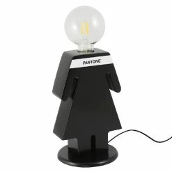 Tout neuf 🛒 HOMEMANIA Lampe de table Eva - Noir, blanc - 15 x 16 x 26 cm 🤩