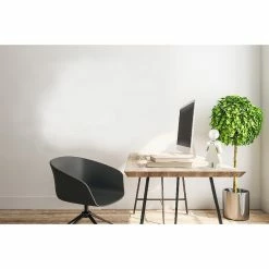 Le moins cher 🌟 HOMEMANIA Lampe de table Eva - Sable, Blanc, Noir - 15 x 16 x 26 cm 🎁 -Atmosphera Soldes 8681847183327 3