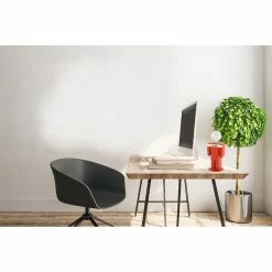 Sortie 😉 HOMEMANIA Lampe de table Adam - Rouge, blanc, noir - 15 x 16 x 26 cm 🤩 -Atmosphera Soldes 8681847183358 3
