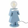 Top 10 🧨 HOMEMANIA Lampe de table Eva - Bleu, blanc, noir - 15 x 16 x 26 cm 🤩 -Atmosphera Soldes 8681847183402 1