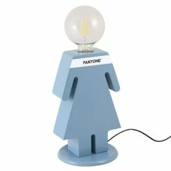 Top 10 🧨 HOMEMANIA Lampe de table Eva - Bleu, blanc, noir - 15 x 16 x 26 cm 🤩