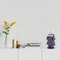 Grosses soldes ✔️ HOMEMANIA Lampe de table Eva - Violet, blanc, noir - 15 x 16 x 26 cm ❤️ -Atmosphera Soldes 8681847183419 4