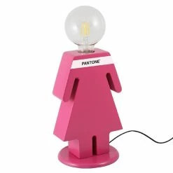 Le moins cher 💯 HOMEMANIA Lampe de table Eva - Rose, blanc, noir - 15 x 16 x 26 cm 🌟
