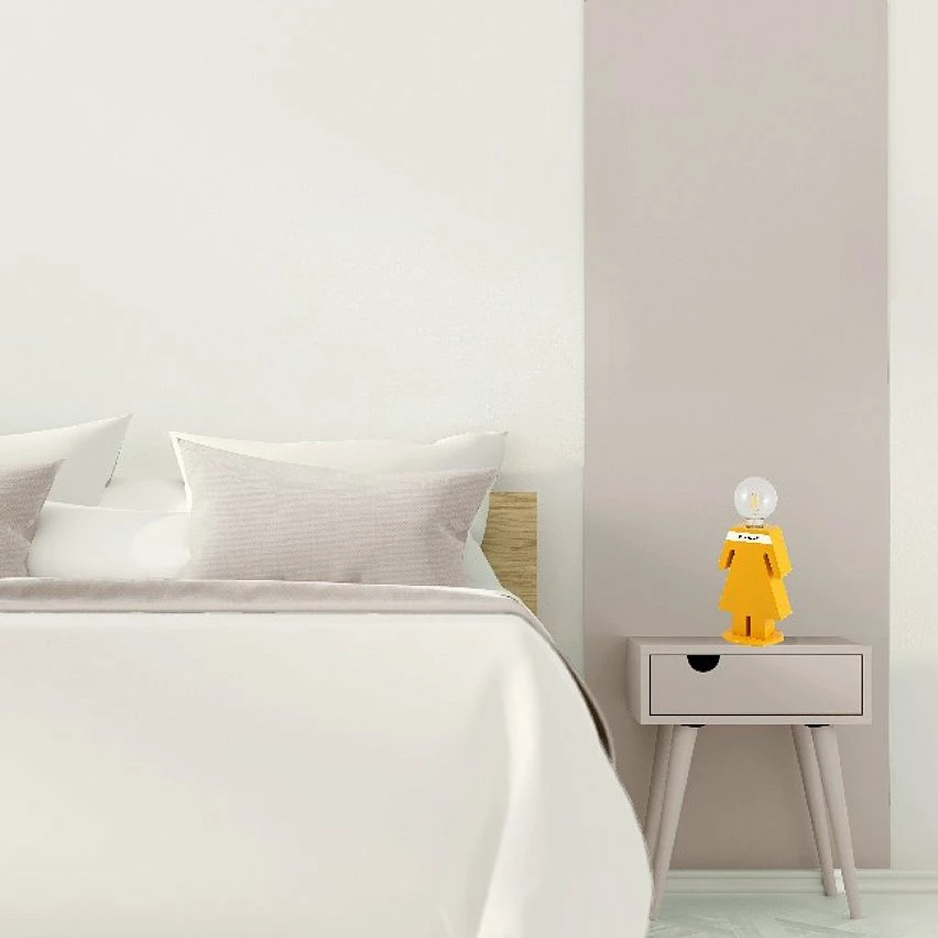 Acheter 🌟 HOMEMANIA Lampe de table Eva - Orange, blanc, noir - 15 x 16 x 26 cm 🌟 4 Acheter 🌟 HOMEMANIA Lampe de table Eva - Orange, blanc, noir - 15 x 16 x 26 cm 🌟 – Image 2