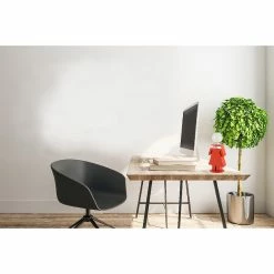 Le moins cher ⭐ HOMEMANIA Lampe de table Eve - Rouge, blanc, noir - 15 x 15 x 26 cm 🔥 -Atmosphera Soldes 8681847183501 3