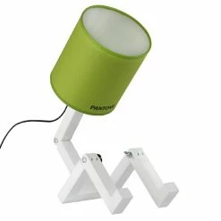 Meilleur prix 🔥 HOMEMANIA Lampe de table Wally - Vert, blanc, noir - 15 x 40 x 45 cm 😍