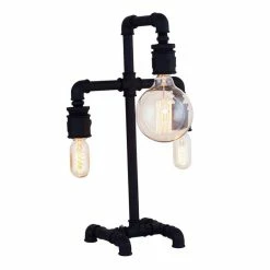 Tout neuf 🔥 Homemania Lampe de Bureau Metal - Noir - 32X17 x 50 cm 🔔