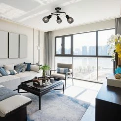 Meilleure affaire 💯 HOMEMANIA Lampe de Plafond Pende - Or, noir - 36 x 36 x 34 cm 😀 -Atmosphera Soldes 8699508163519 2