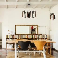 Nouveau 👏 HOMEMANIA Lampe Murale Karo - Or, Noir, Bois - 24 x 22 x 29 cm 🔔 -Atmosphera Soldes 8699508164707 2