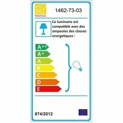 Remise 👏 Homemania Lampe à Suspension Lugo - Or, Noir, Bois - 47 x 47 x 69 cm 🔥 -Atmosphera Soldes 8699508164783 5