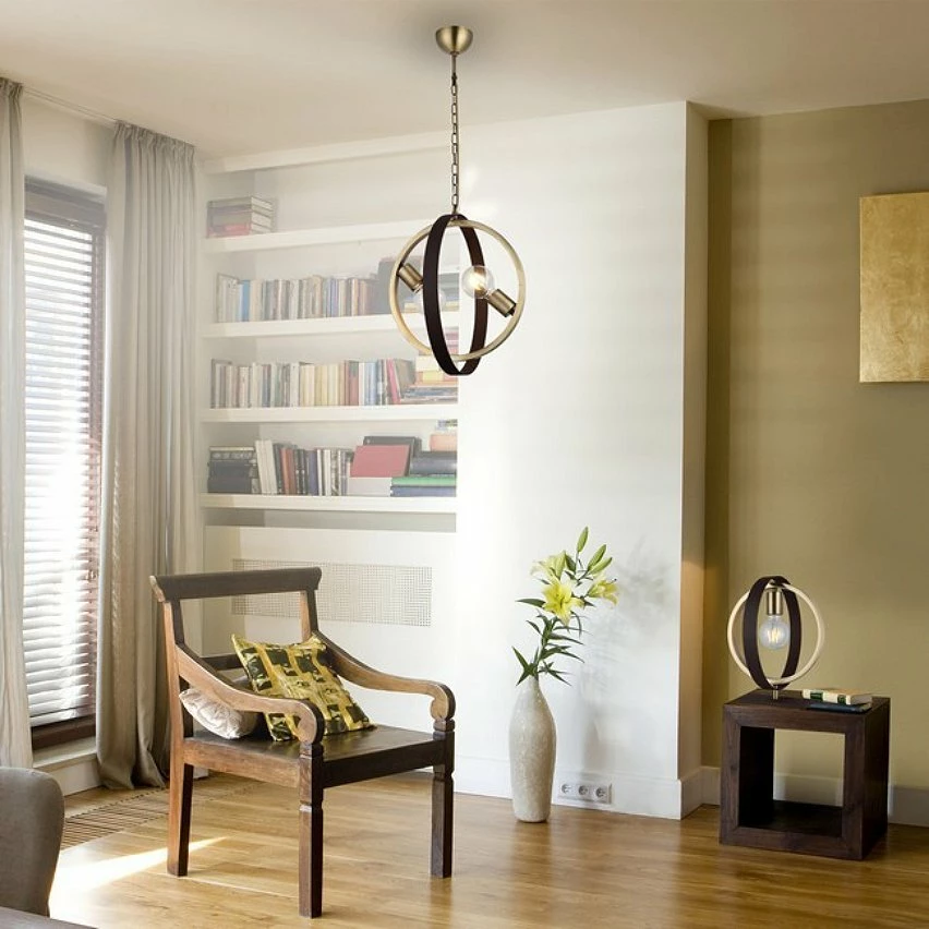 Les meilleures critiques de 👏 HOMEMANIA Lampe à Suspension Tado - Or, Brun - 33,5 x 37 x 110 cm 🤩 4 Les meilleures critiques de 👏 HOMEMANIA Lampe à Suspension Tado - Or, Brun - 33,5 x 37 x 110 cm 🤩 – Image 2