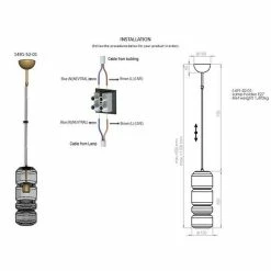 Offres 🥰 Homemania Lampe à Suspension Kanu - Or, Transparent - 12 x 12 x 110 cm 💯 9 Offres 🥰 Homemania Lampe à Suspension Kanu - Or, Transparent - 12 x 12 x 110 cm 💯 -Atmosphera Soldes 8699508174836 3
