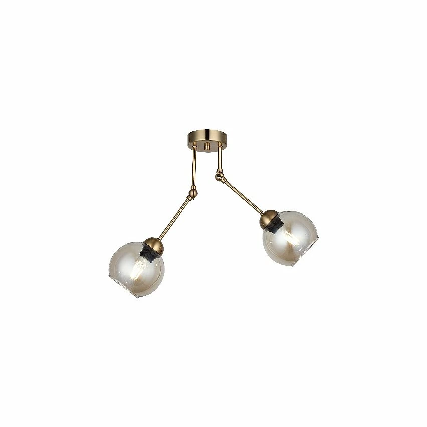 Budget 😍 HOMEMANIA Lampe de Plafond Pore - Or - 14 x 66 x 23 cm ❤️ 3 Budget 😍 HOMEMANIA Lampe de Plafond Pore - Or - 14 x 66 x 23 cm ❤️