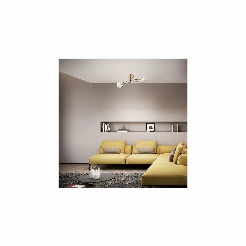 Coupon ✔️ HOMEMANIA Lampe de Plafond Nefes - Or - 69 x 23 x 28 cm ✔️ 4 Coupon ✔️ HOMEMANIA Lampe de Plafond Nefes - Or - 69 x 23 x 28 cm ✔️ – Image 2