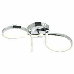 Bon marché ✔️ HOMEMANIA Lampe de Plafond Ornes - Gris - 60 x 28 x 8 cm ⌛