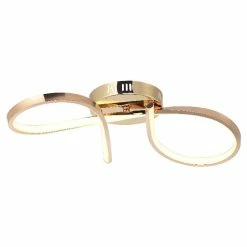 Tout neuf 😀 HOMEMANIA Lampe de Plafond Ornes - Or - 60 x 28 x 8 cm 🥰