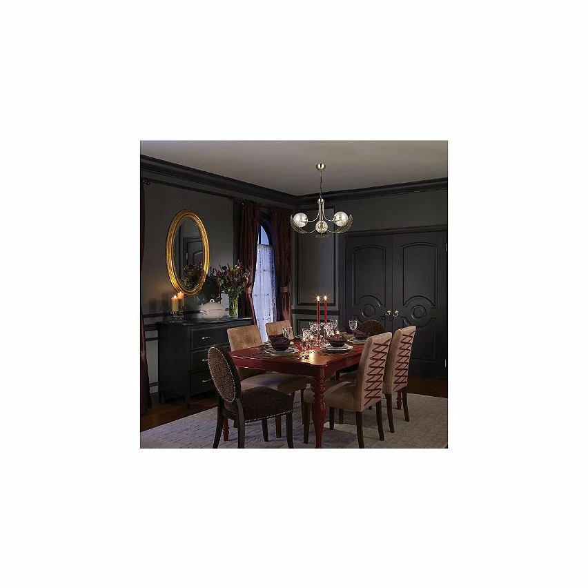 Promo 🎁 HOMEMANIA Lustre Padova - Or - 64 x 64 x 95 cm 😉 4 Promo 🎁 HOMEMANIA Lustre Padova - Or - 64 x 64 x 95 cm 😉 – Image 2