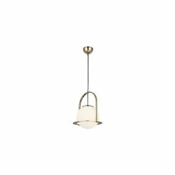 Top 10 🎁 HOMEMANIA Lampe de suspension Lampon - Or - 20 x 20 x 110 cm ⭐