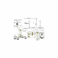 Vente flash ✔️ HOMEMANIA Lampe de suspension Bumerang - Or - 42 x 84 x 75 cm 🤩 -Atmosphera Soldes 8699508183784 3