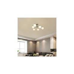 Top 10 ✔️ HOMEMANIA Lampe de Plafond Bumerang - Or - 84 x 84 x 35 cm 💯 -Atmosphera Soldes 8699508183807 2